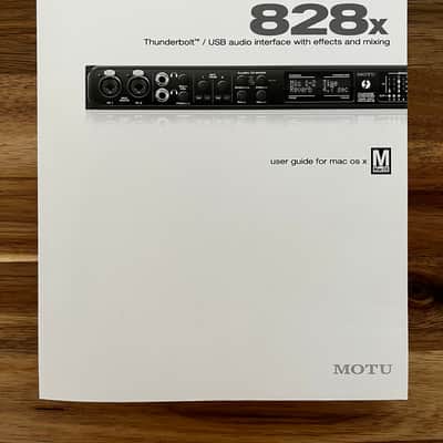 MOTU 828x Thunderbolt / USB 2.0 Audio Interface 2014 - Present - Black image 17