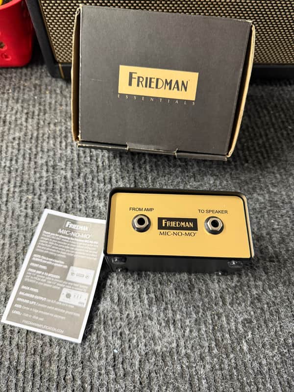 Friedman Mic-No-Mo' Passive Cabinet Simulator 2019 - Gold image 1