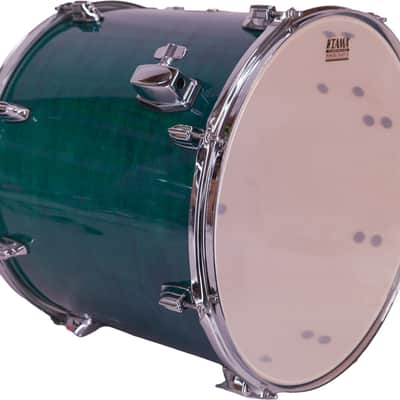 Tama Superstar Classic Exotix 16x14 Floor Tom – Gloss Sapphire Lacebark Pine image 3