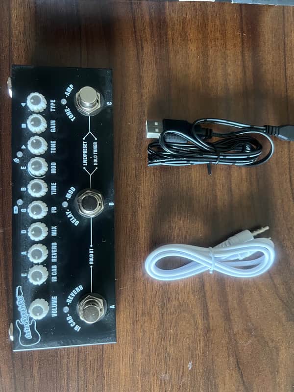M-vave Cube Baby Multi effects mini pedal 2025 - Black image 1