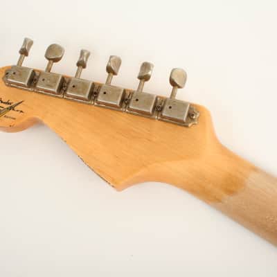 Fender Custom Shop Limited Edition 1964 L-Series Stratocaster Heavy Relic 3A Rosewood Fingerboard Aged Daphne Blue L11780 image 6