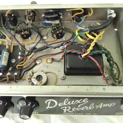 Fender Deluxe Reverb Amp 1964 - Schwarz image 15