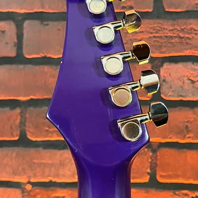 Rare 1987 Hohner Professional ST Metal 1H Violet Burst Electric Guitar - Korea image 5