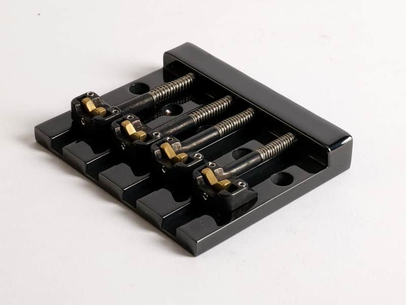Hipshot KickAss Bass Bridge 4-String Black image 1