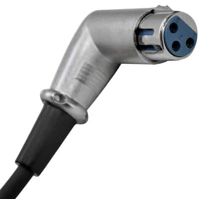 Seismic Audio - 5 Pack of XLR Right Angle Microphone Cable - 25' Foot Mic Cord image 3