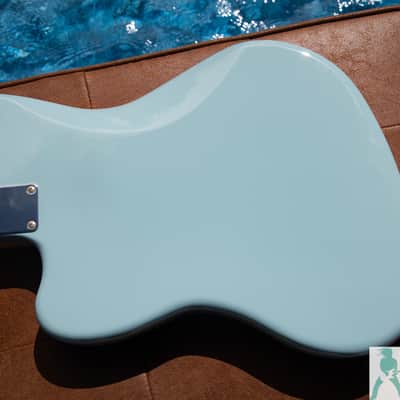 Fender FSR Hybrid II Limited Edition Jazzmaster with Maple Fingerboard - Daphne Blue - Pro Set Up w Perfect Frets/Action/Intonation image 3
