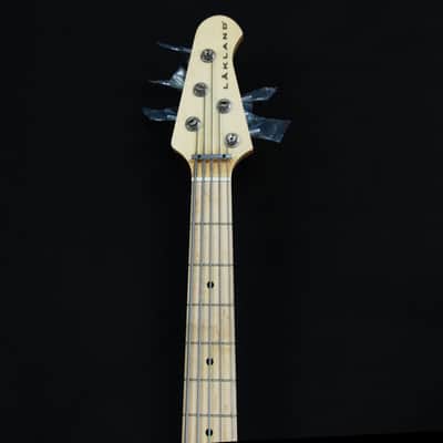 Lakland USA 55-94 Custom Deluxe Flame Redwood 5 String Bass #7565 image 5
