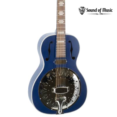 Recording King Dirty 30's Minnie Bucker Acoustic-Electric Resonator Guitar - Wabash Blue image 1