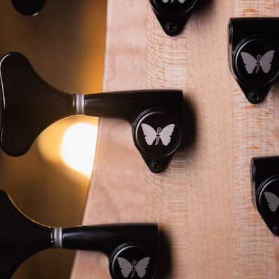 Fodera Monarch 5 Elite 38th Anniversary Zebrawood 2022 image 15