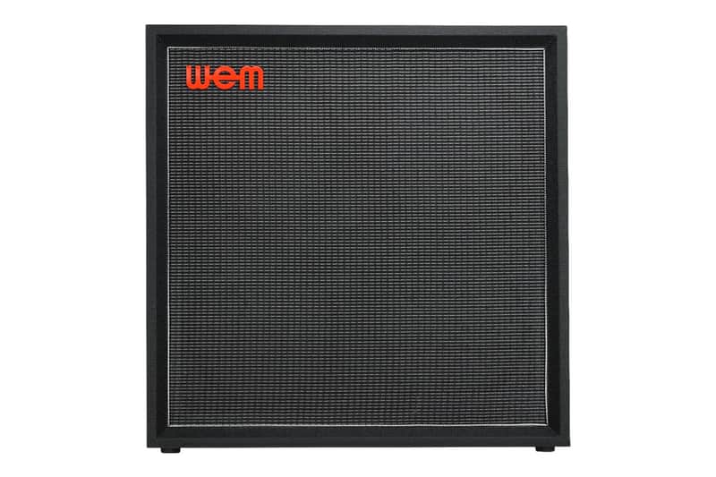 WEM Silver Starfinder 412 Speaker Cabinet with 4x12 Speakers, 150 Watts, 16 Ohm, Birch Ply Construction, Black image 1