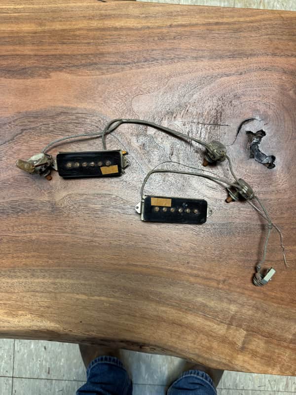 Gibson ES-300 ES-175 Pickups P-90 w Harness 1950’s image 1