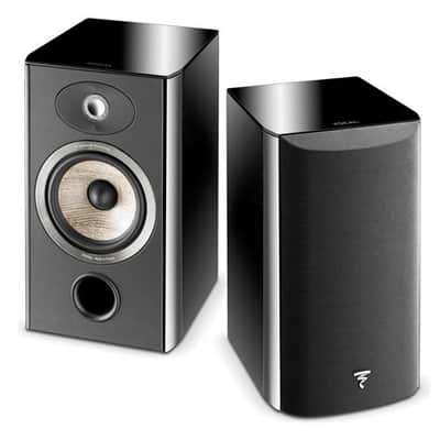 Focal Focal Aria 906 Bookshelf Speaker, Black Piano Lacquer, Pair image 1