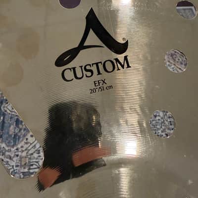 Zildjian 20" A Custom EFX Crash Cymbal 2010 - Present - Brilliant image 2