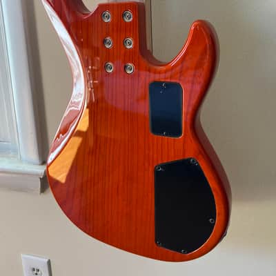 Used G&L L-2500 Left-Handed Bass, Transparent Orange image 2