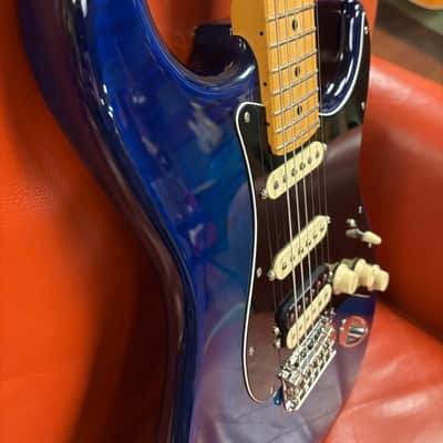 2025 Fender Player II Plus Top HSS Stratocaster Blue Burst image 4