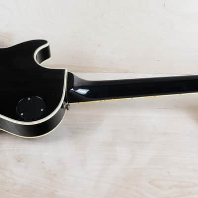 Burny RCL-65 Custom MIJ 1990 Black Beauty Made in Japan VH-1 PAF Pickups 1960 Reissue w/ Hard Case image 11