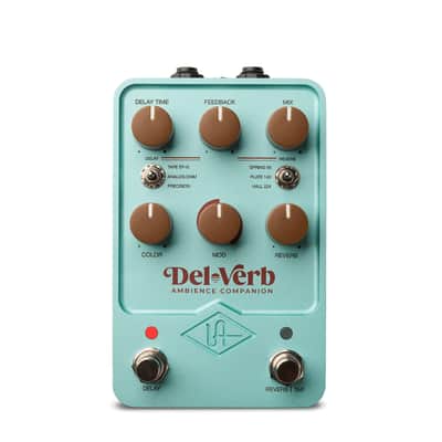 New Universal Audio Del-Verb Ambience Companion Reverb & Delay Pedal image 1