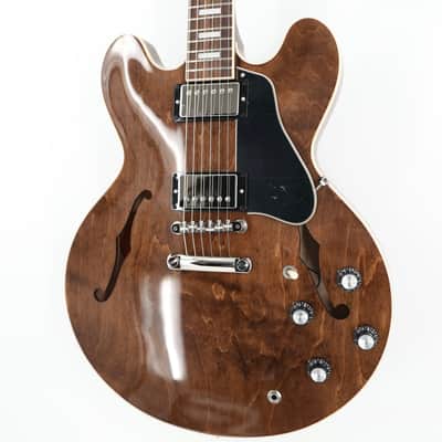 Gibson ES-335 60s Semi-Hollow Guitar w/ Hardshell Case - Dark Walnut image 4