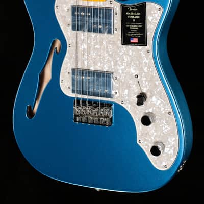 Fender American Vintage II 1972 Telecaster Thinline Lake Placid Blue (946) image 1