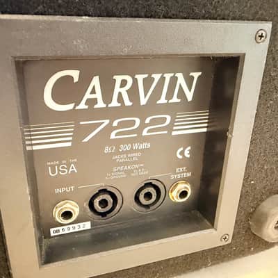 Carvin 722 12" Passive Stage Monitor Wedge Speaker Cabinet USA Made 300W 8 Ohm Late 90's Early 2000's image 3