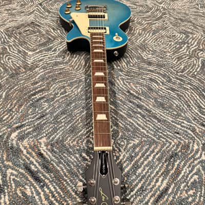 Epiphone Les Paul Traditional Pro IV  - Worn Pacific Blue image 6
