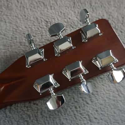 Pearl Folk Acoustic Guitar - Curly Maple - Japan Acoustic Guitar w/ Hard Case image 16