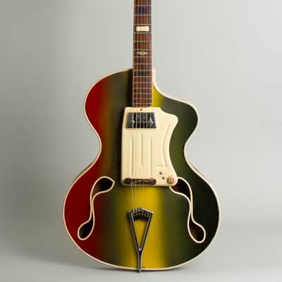 Wandre BB Model Semi-Hollow Body Electric Guitar, c. 1959, black hard shell case. image 1