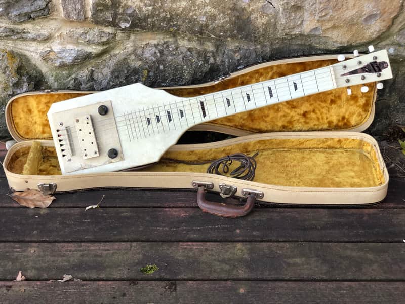 Silvertone Lap Steel 1940's - Cream in color image 1