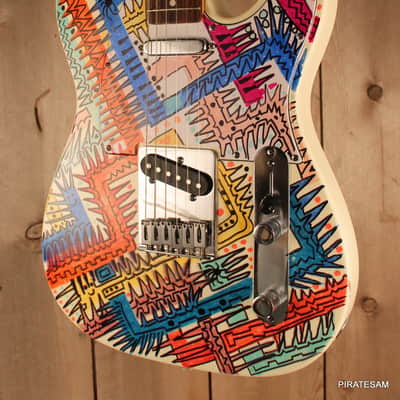 Fender Standard Telecaster Custom Art Guitar " Spiked Again " image 8