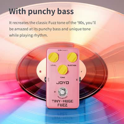 Joyo JF-26 Tiny-huge Fuzz Guitar-Bass Effect Pedal with Level/Tone/Sustain Control image 14