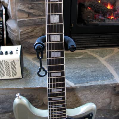 Epiphone Limited Edition Wilshire Pro, TV Silver Custom Shop (Rare) in Hard Case image 4