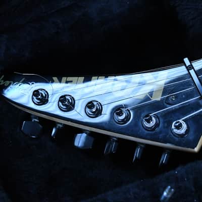Kramer Ripley 1985 Black with Hard Case, cables and adapters, stand, extra stuff image 3