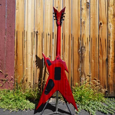 Dean USA DIME Razorback Transparent Cherry 6-String Electric Guitar w/ Hardshell Case image 5