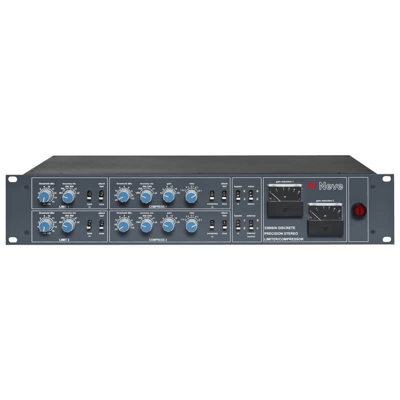Neve 33609/N Discrete Stereo Compressor/Limiter 2U 19-inch Rack-Mount image 1