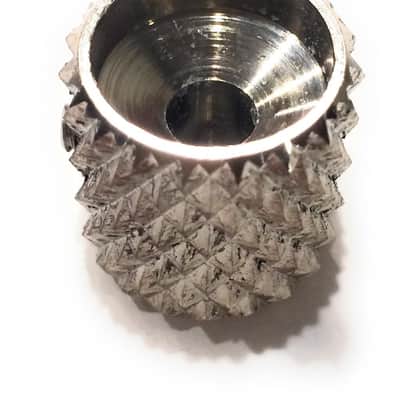 Electric Guitar Knobs - Qty 2-Nickel Extra Course image 3