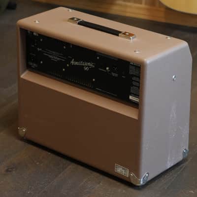 Fender Acoustasonic 90 2-Channel 90-Watt 1x8" Acoustic Guitar Amp 2013 - 2018 - Brown image 4
