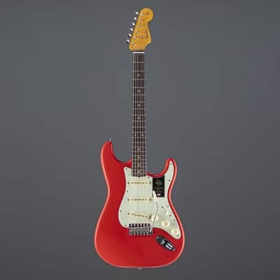 Fender American Vintage II 1961 Stratocaster RW Fiesta Red - Electric Guitar image 2