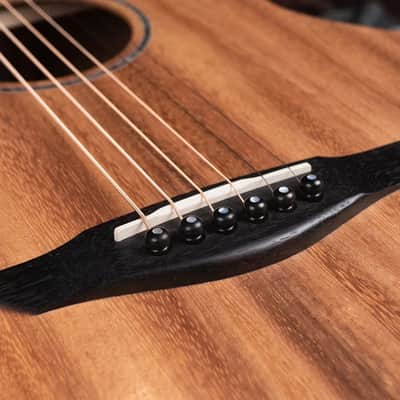 Faith Nomad Mini-Neptune Electro - Trembesi All Solid Travel Electro Acoustic Guitar & Gigbag image 7