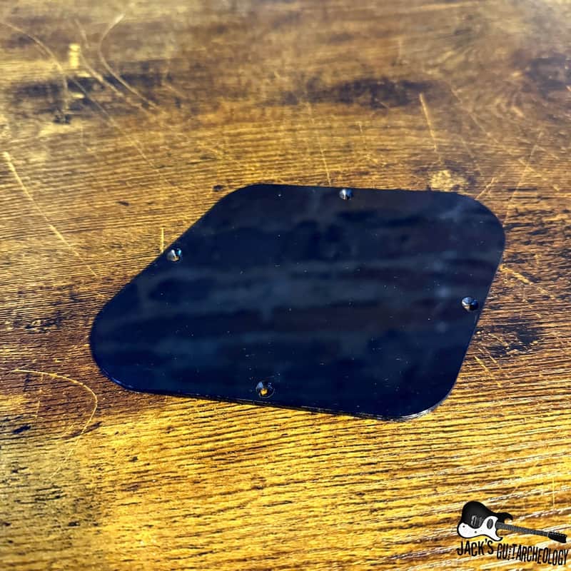 Gibson Les Paul Custom Back Control Plate (2020s - Black) image 1