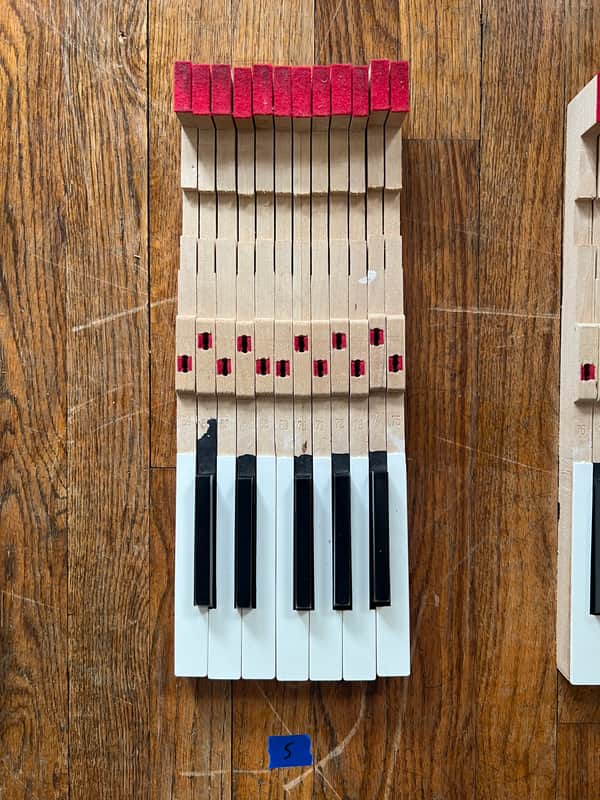 Fender Rhodes REPLACEMENT KEYS, 1 octave (1974) (listing 5 of 7) image 1