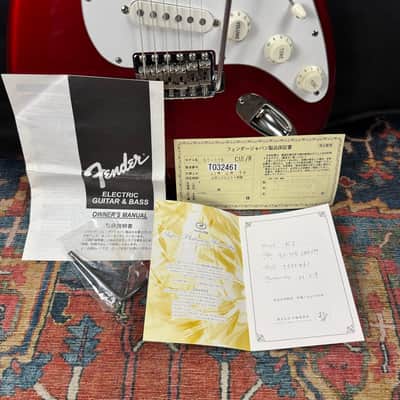 Fender Japan Stratocaster Standard ST-STD Candy Apple Red - 2008 image 5