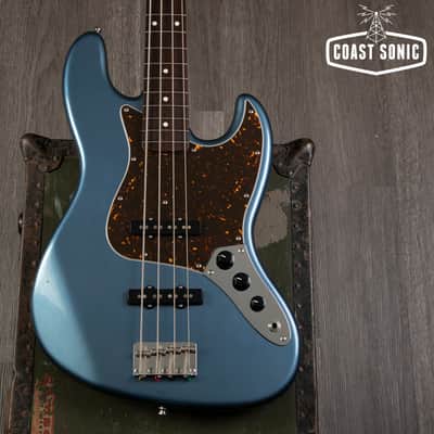 2023 Fender Traditional II 60's Jazz Bass Made in Japan - Lake Placid Blue image 5