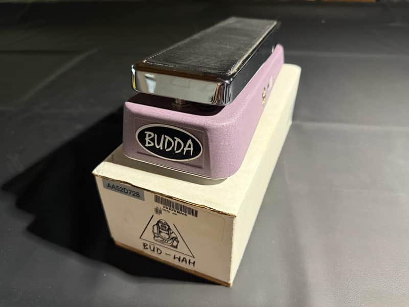 Budda Bud-Wah Original Purple/Chrome Wah Pedal w/ Original Box image 1