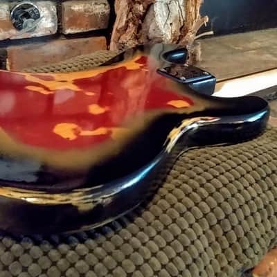 READ!!! 2-4-1 - FENDER - Precision Bass(es) Lefty - 1977 - Burst - Heavy Relic/Shell Pink image 15