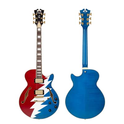 D'Angelico Limited Edition Premier Grateful Dead DC Semi-Hollow Electric Guitar image 1