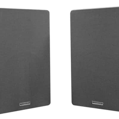 Pair Rockville RockShelf 68W 400w White 6.5" Home Theater Bookshelf Speakers/8 Ohm image 3