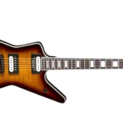 Dean ML Select Flame Top Electric Guitar, Trans Brazilian, ML SEL FM TBZ image 5