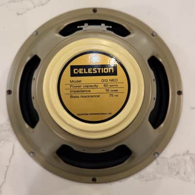 Celestion G12 Neo Creamback 12" 60-Watt 16ohm Guitar Amp Speaker 2020s - Cream image 1