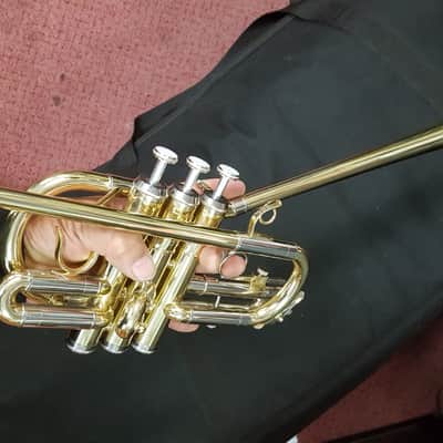 Berkeley 3 in 1 Jazz Bent Trumpet in C ( w/2nd Herald Bell) image 6