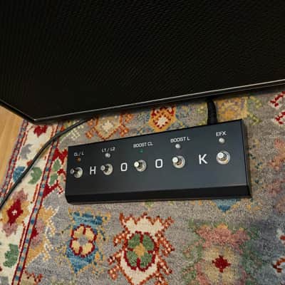 Hook Captain 34 Head + Original Hook 2x12 Cabinet | Celestion G12H30 55Hz | Footswitch | Flightcase image 2